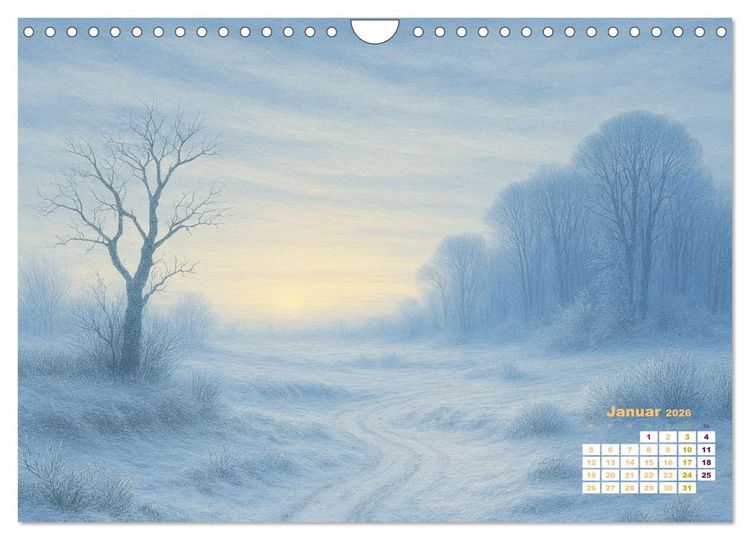 Produktbild: Im Licht der Sehnsucht - Romantische Landschaften (Wandkalender 2026 DIN A4 quer), CALVENDO Monatskalender