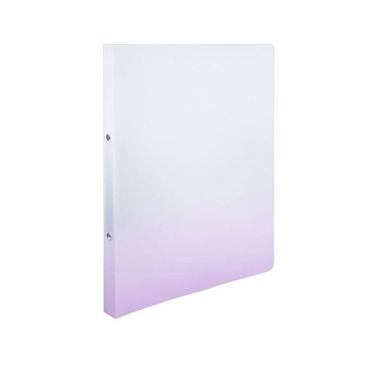Produktbild: Idena Ringbuch PP Color Edition 2 Ringe 25mm wei&szlig;/lila DIN A4