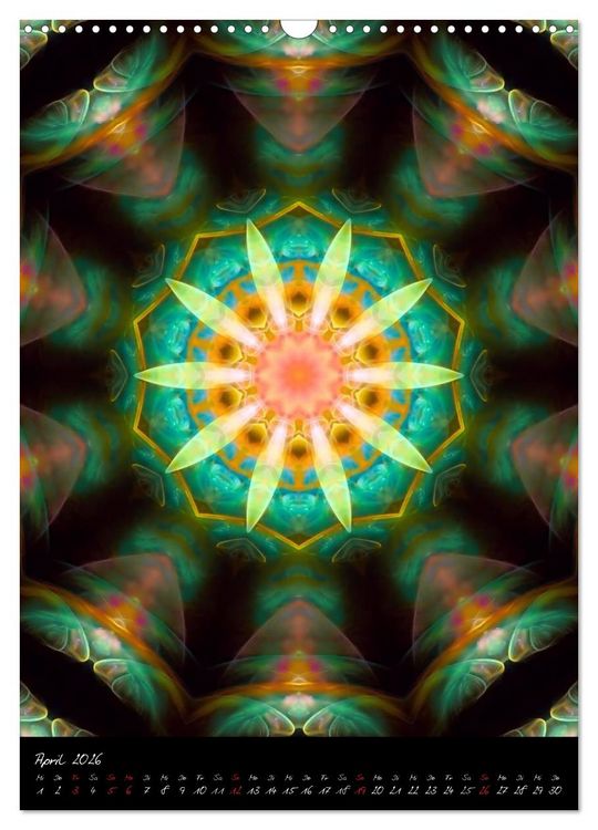 Produktbild: Mandala - Esoterik & Meditation (Wandkalender 2026 DIN A3 hoch), CALVENDO Monatskalender