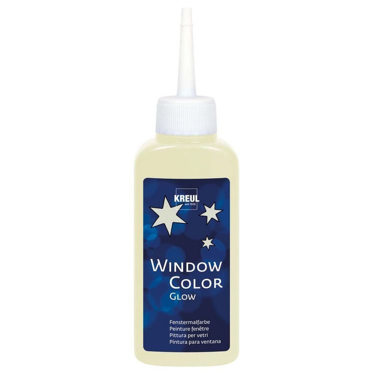 Produktbild: KREUL Window Color nachtleuchtgelb 80ml Flasche