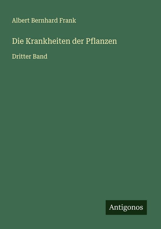 Produktbild: Die Krankheiten der Pflanzen