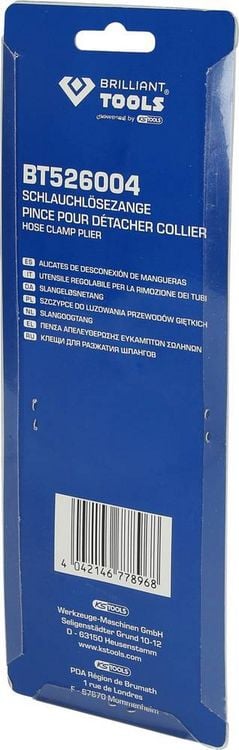 Produktbild: Brilliant Tools BT526004 Schlauchl&ouml;sezange