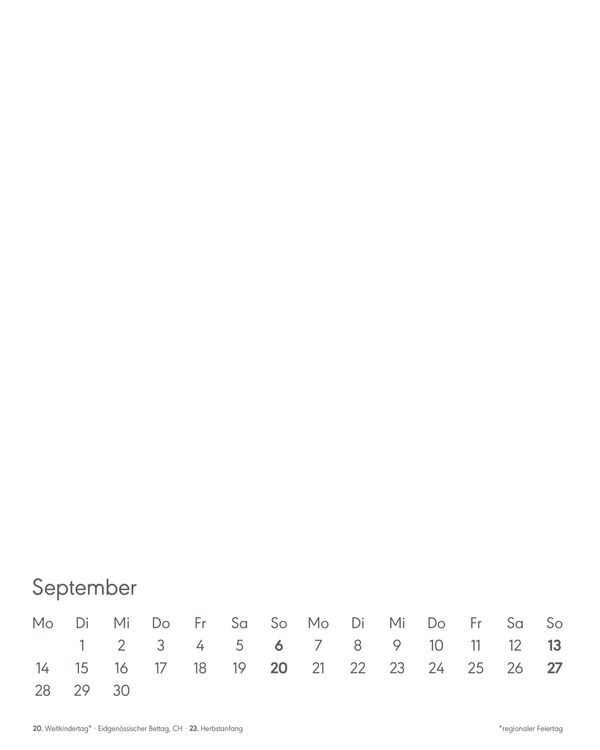 Produktbild: Kreativ-Kalender Tischaufsteller hoch weiß 2026 - 16 x 20 - Foto, Malen, Basteln A4 - datiert - Kreativkalender - Foto-Kalender - Alpha Edition