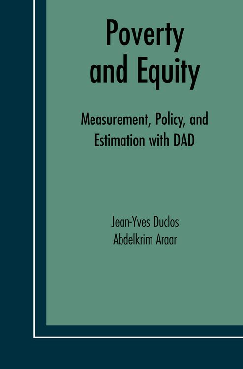 Produktbild: Poverty and Equity