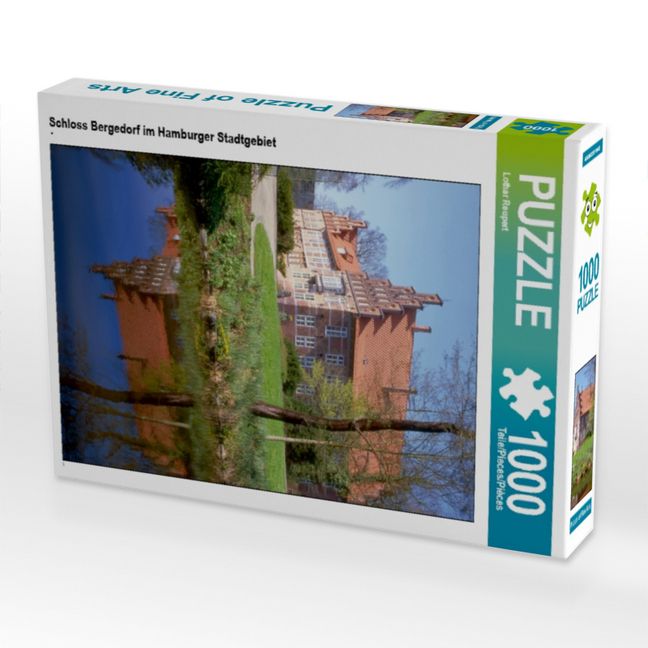 Produktbild: CALVENDO Puzzle Schloss Bergedorf im Hamburger Stadtgebiet | 1000 Teile Lege-Gr&ouml;&szlig;e 64x48cm Foto-Puzzle f&uuml;r gl&uuml;ckliche Stunden