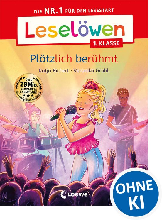 Produktbild: Lesel&ouml;wen 1. Klasse - Pl&ouml;tzlich ber&uuml;hmt