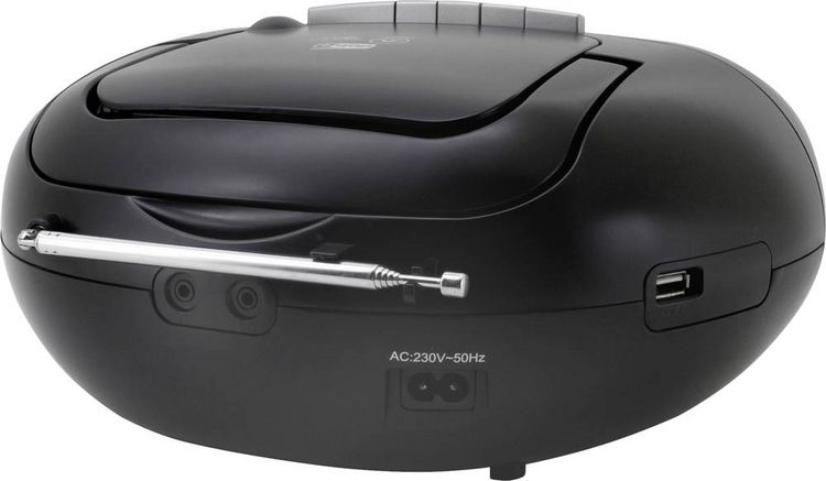 Produktbild: soundmaster SCD7800SW Kassettenradio DAB+, UKW AUX, CD, Kassette, USB Weckfunktion Schwarz