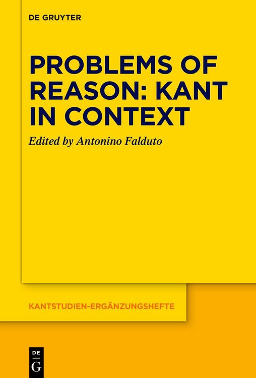 Produktbild: Problems of Reason: Kant in Context