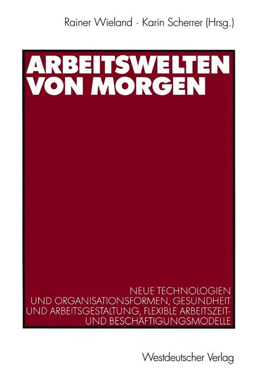 Produktbild: Arbeitswelten von morgen