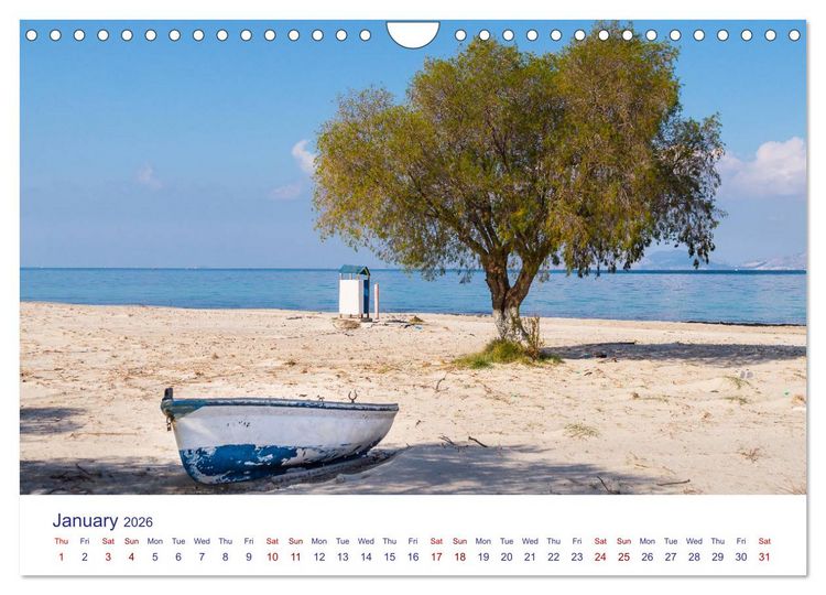 Produktbild: Kos Island - The Island of Hippocrates (Wall Calendar 2026 DIN A4 landscape), CALVENDO 12 Month Wall Calendar