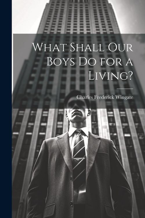 Produktbild: What Shall Our Boys Do for a Living?