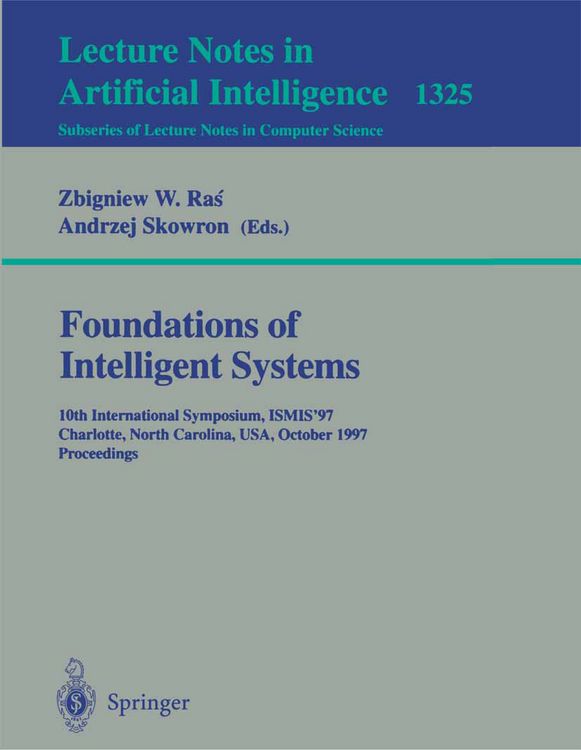 Produktbild: Foundations of Intelligent Systems
