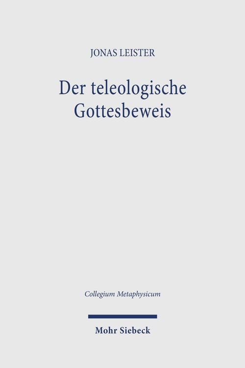 Produktbild: Der teleologische Gottesbeweis