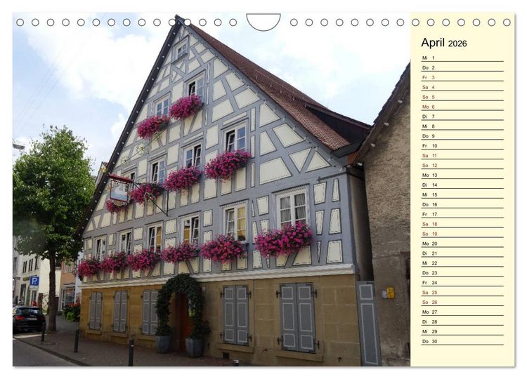 Produktbild: Unterwegs in Schw&auml;bisch Gm&uuml;nd (Wandkalender 2026 DIN A4 quer), CALVENDO Monatskalender