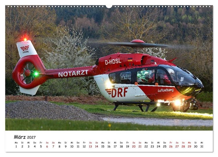Produktbild: Wo Kraft schwebt und Pr&auml;zision fliegt (Wandkalender 2027 DIN A2 quer), CALVENDO Monatskalender
