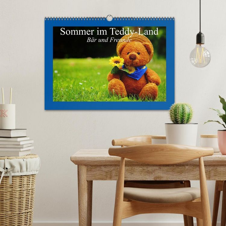 Produktbild: Sommer im Teddy-Land. B&auml;r und Freunde (Wandkalender 2026 DIN A3 quer), CALVENDO Monatskalender