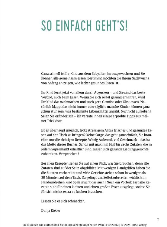 Produktbild: Die einfachsten Kleinkind-Rezepte aller Zeiten