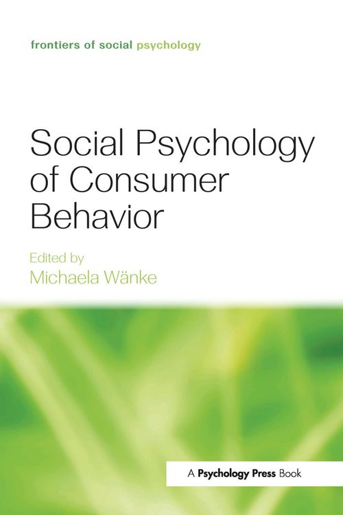Produktbild: Social Psychology of Consumer Behavior
