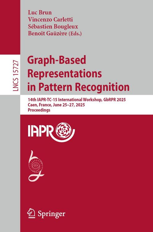 Produktbild: Graph-Based Representations in Pattern Recognition