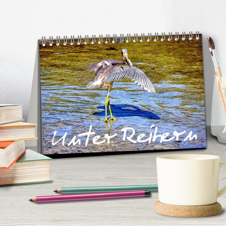 Produktbild: Unter Reihern (Tischkalender 2026 DIN A5 quer), CALVENDO Monatskalender