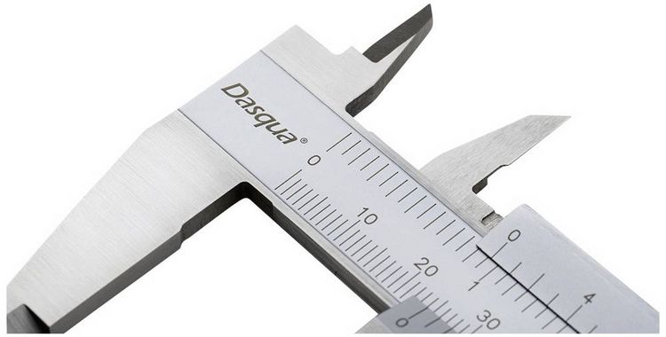 Produktbild: Dasqua 1120-3115 DIN EN 862, Monoblock-Messschieber 150mm Edelstahl