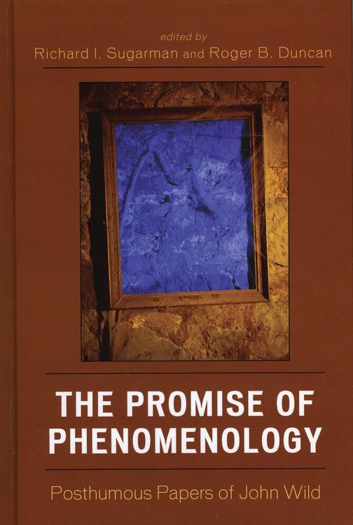 Produktbild: The Promise of Phenomenology