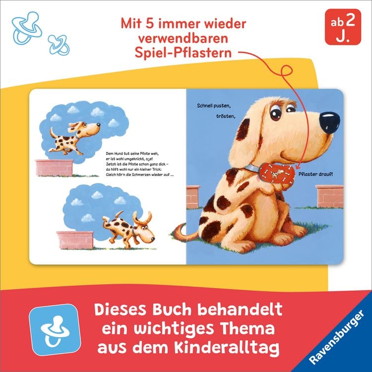 Pusten, trösten, Pflaster drauf!
