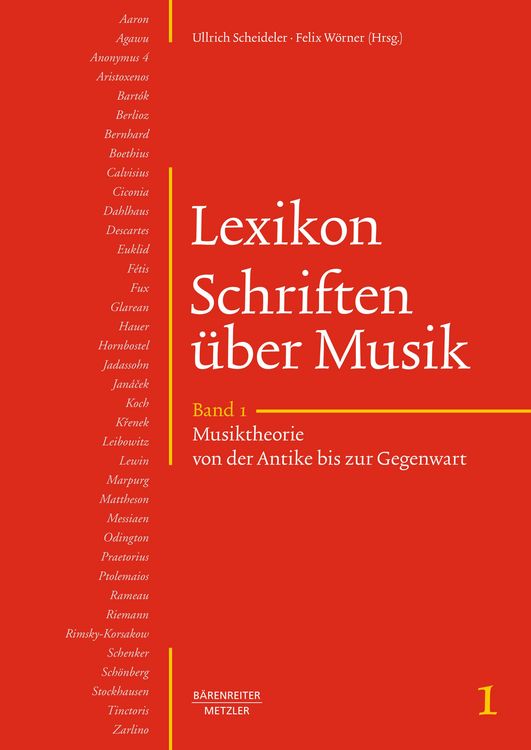 Produktbild: Lexikon Schriften &uuml;ber Musik
