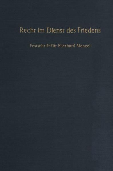 Produktbild: Recht im Dienst des Friedens.