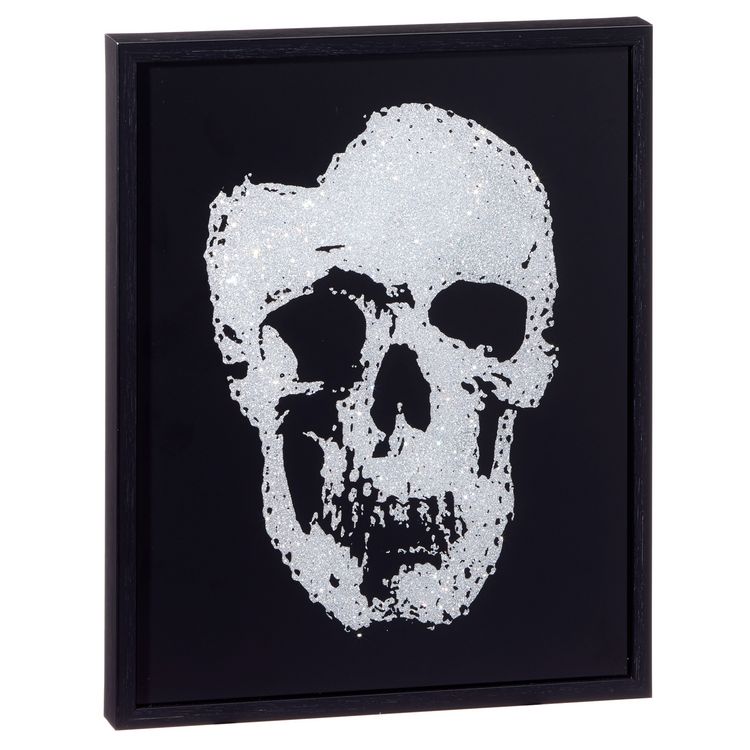 Produktbild: HTI-Living Bild Skull Glitzer, kl., ca.25x20cm Bild Skull Glitzer, kl., ca.25x20cm
