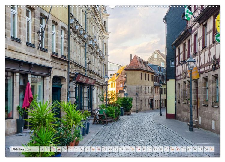 Produktbild: F&uuml;rth Impressionen (Wandkalender 2026 DIN A2 quer), CALVENDO Monatskalender