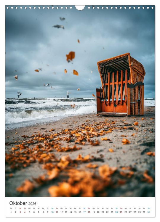 Produktbild: Sehnsucht Strand (Wandkalender 2026 DIN A3 hoch), CALVENDO Monatskalender