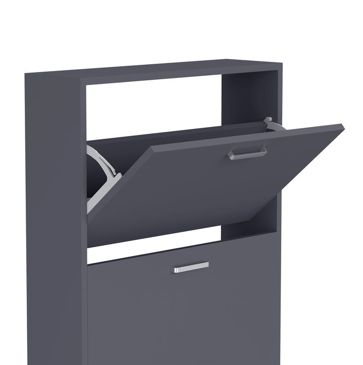 Produktbild: Holz Regal Schuhschrank Schuhkipper Sulos M