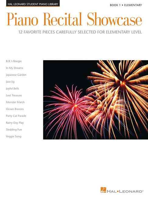 Produktbild: Piano Recital Showcase - Book 1 Elementary Piano Sheet Music Collection 12 Favorite Pieces for Students and Beginners Educational Piano Songbook with Recital Solos Hal Leonard Piano Library