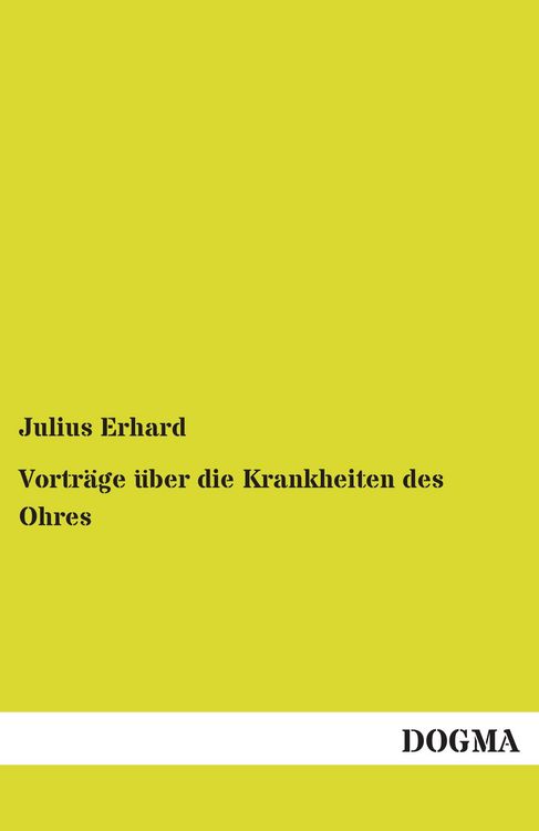 Produktbild: Vortr&auml;ge &uuml;ber die Krankheiten des Ohres