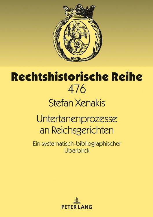 Produktbild: Untertanenprozesse an Reichsgerichten