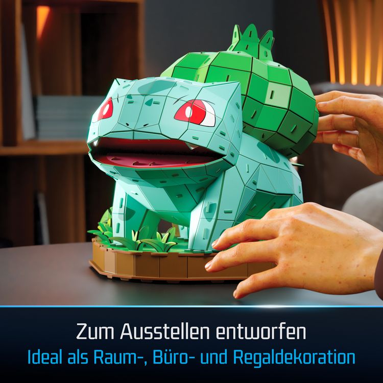 Produktbild: 4D Build - Pok&eacute;mon Bisasam - detailreiches 3D-Puzzle