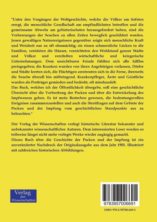 Produktbild: Geschichte der Pocken und der Impfung