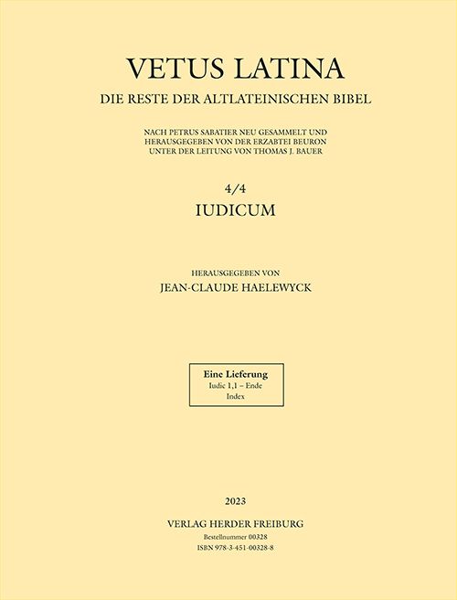 Produktbild: Vetus Latina - Iudicum