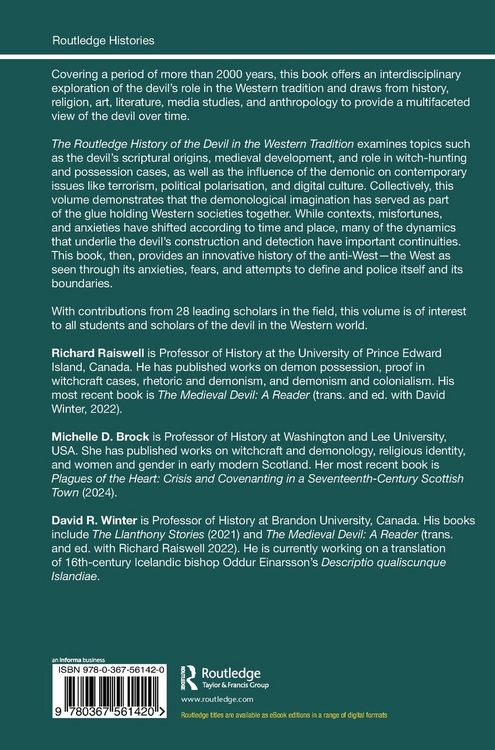 Produktbild: The Routledge History of the Devil in the Western Tradition