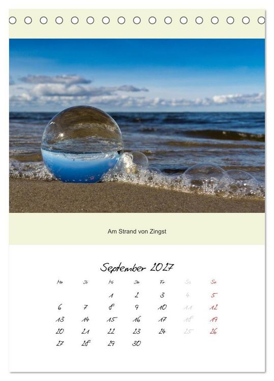 Produktbild: Natur & Glas (Tischkalender 2027 DIN A5 hoch), CALVENDO Monatskalender