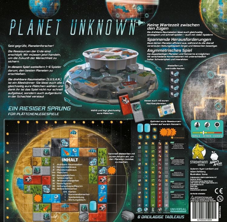 Produktbild: Planet Unknown