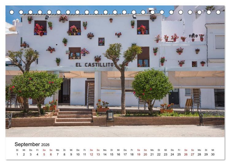 Produktbild: Conil de la Frontera - Ein traumhaftes andalusisches Dorf am Atlantik (Tischkalender 2026 DIN A5 quer), CALVENDO Monatskalender