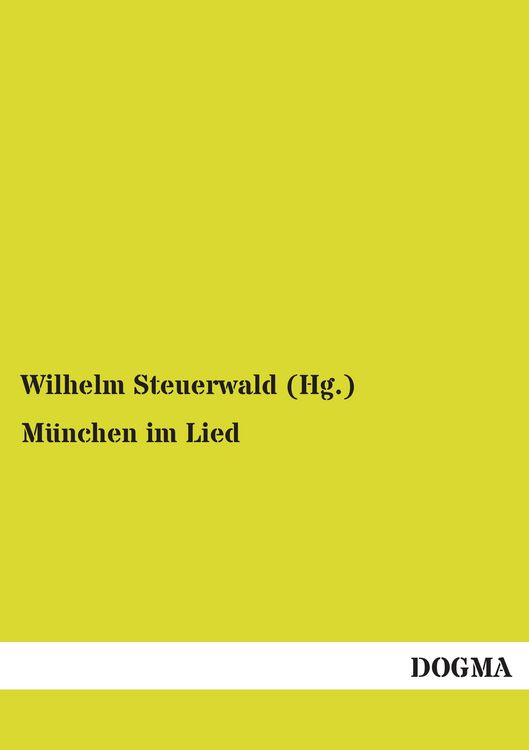 Produktbild: M&uuml;nchen im Lied