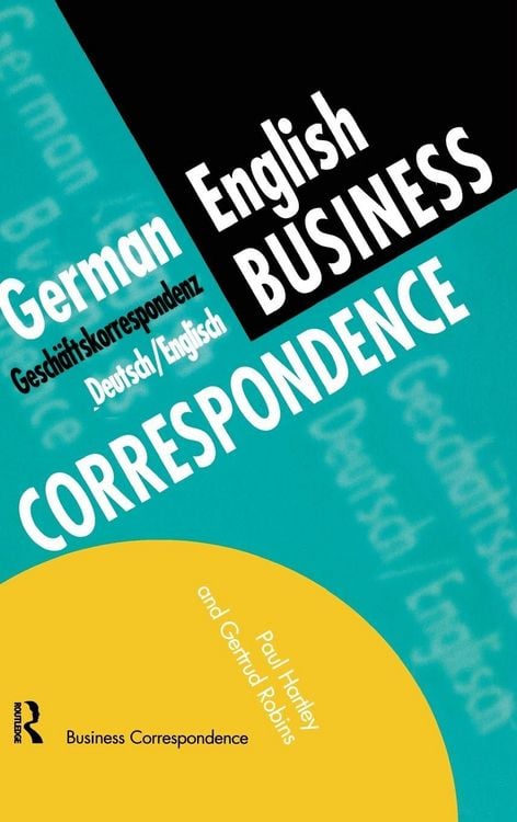 Produktbild: German/English Business Correspondence