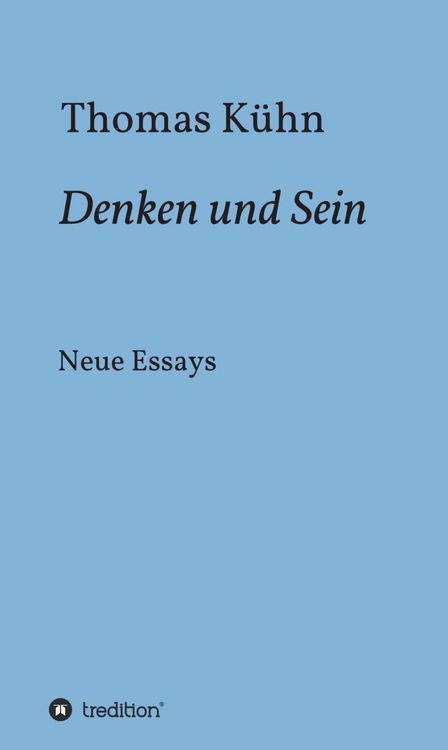 Produktbild: Denken und Sein