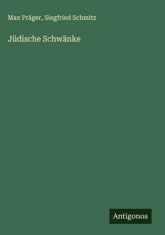 Produktbild: J&uuml;dische Schw&auml;nke