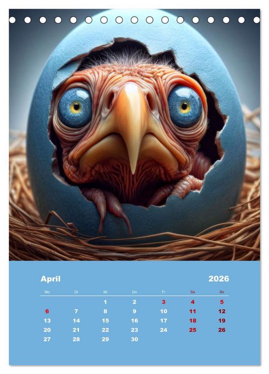 Produktbild: Waldo und Stefler (Tischkalender 2026 DIN A5 hoch), CALVENDO Monatskalender