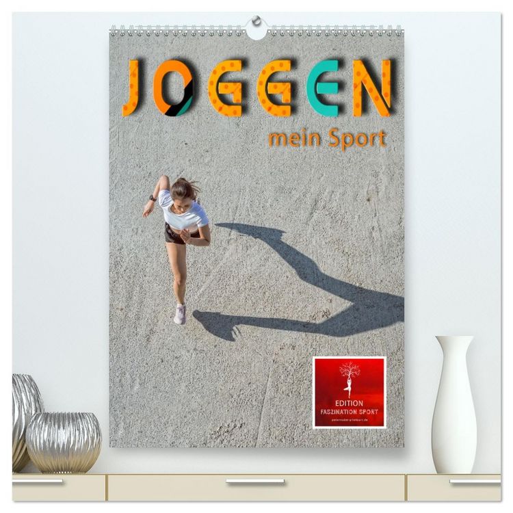 Produktbild: Joggen - mein Sport (hochwertiger Premium Wandkalender 2026 DIN A2 hoch), Kunstdruck in Hochglanz