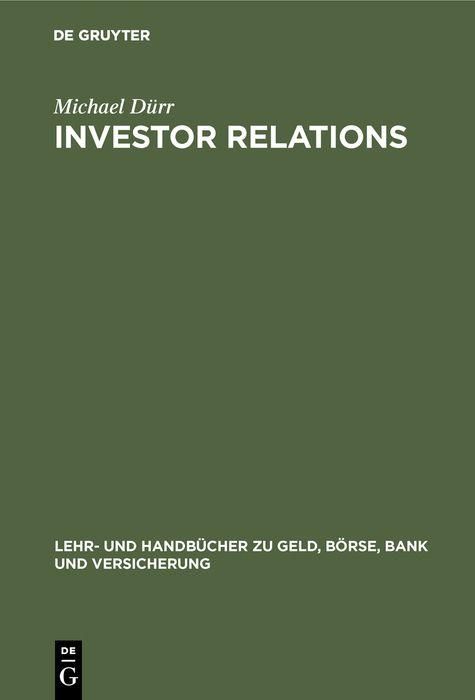 Produktbild: Investor Relations